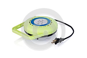 Green extension electric cable reel