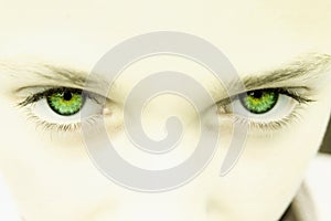 Green eyes