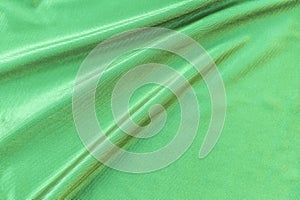 Green fabric texture background