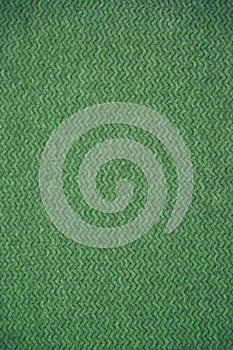 Green fabric texture. Green cloth background. Close up view of green fabric texture and background. Green cloth pattern.