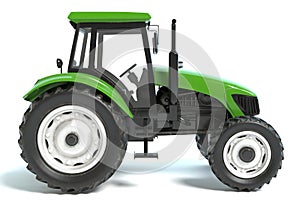 Green Farming Tractor