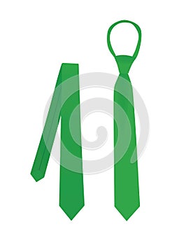 Green fashionable  tie