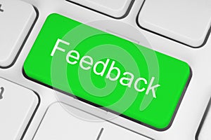 Green feedback button