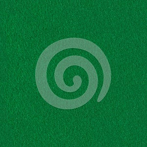 Green felt fabric for background. Seamless square texture, tile ready.