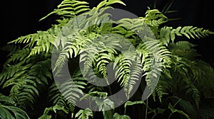 Green fern in the jungle, Fern Background