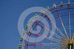 Green ferris wheel