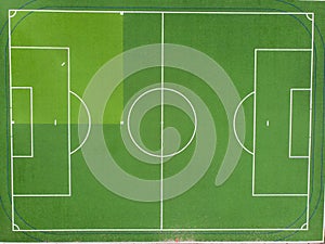 Green field for football,soccer, top view, texture, screensaver for design. Advertising, sports betting, sports screensaver