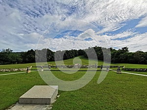 The Green field of the Landlord at Ranong province