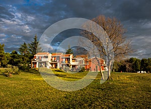 Green fields of Croatia. Porec.