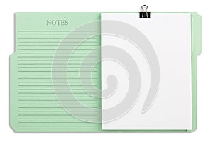 Green File Folder with Path