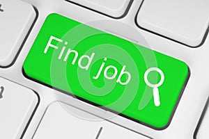 Green find job button