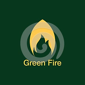 Green Fire Logo