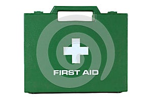 Green First Aid Kit Box