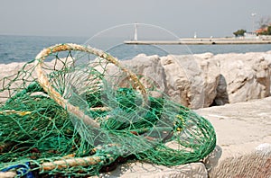 Green Fishing Net