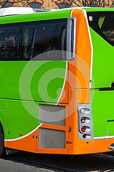A green Flixbus