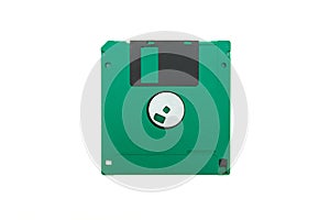 Green floppy disk
