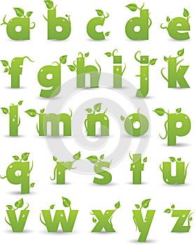 Verde el alfabeto 