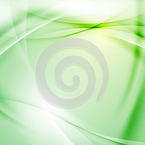 Green folder swoosh line abstract background