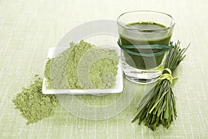 Green food supplements. img