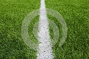 Green Football background with a vertical line