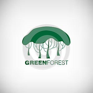 Green Forest Logotype Template