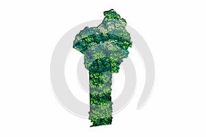 Green Forest Map of Benin