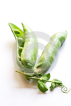 Green fresh peas