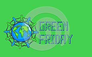 Green friday campaign for clean enviroment photo