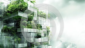 Green Futuristic Architecture Concept