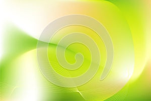 Green Futuristic Wave Background1