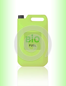 Green Gallon of bio fuel