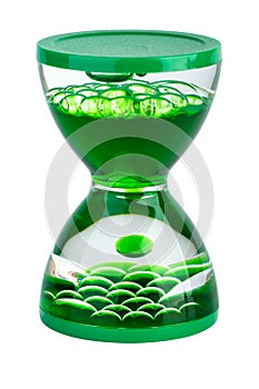 Green gel hourglasses