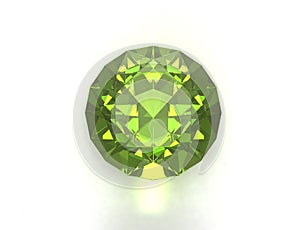 Green gemstone