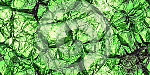 Green gemstone seamless pattern.