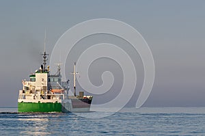 GREEN GENERAL CARGO SHIP