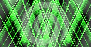 Green geometric abstract with triangles and lines for background, wallpaper, backdrop, banner, illustration and other designs. 4K.