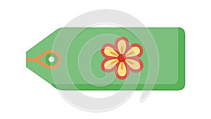 Green Geometric Interlocking Chain Pattern Vector, vector design Generative AI