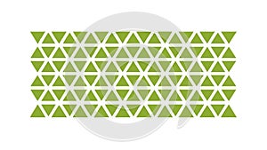 Green Geometric Triangle Pattern, Modern Dynamic Background, vector design Generative AI