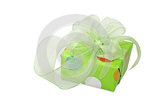 Green gift box