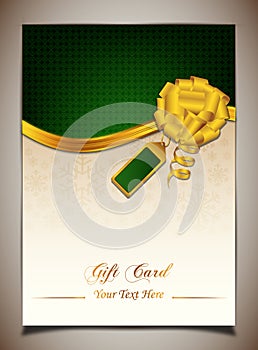 Green gift card