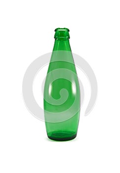 Green glass bottle