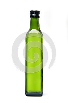 Green glass bottle