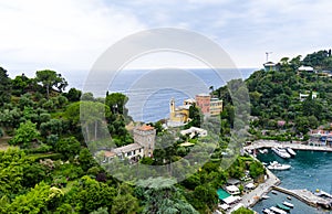 A green glimpse of Portofino