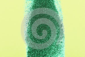 Green glitter sparkle