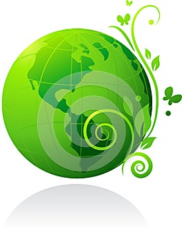 Green globe