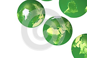 Green globes photo