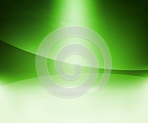 Green Glow Abstract Background