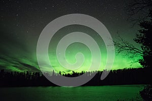 Green Glow - Aurora Borealis