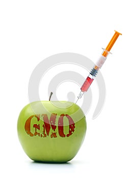 Green GMO apple photo