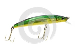 Green and Gold Fishing Lure